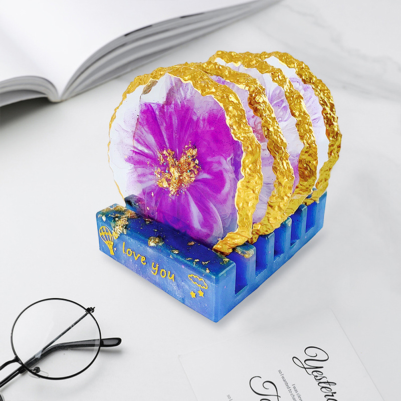 DM413 Drusy 코스터 수지 금형 Geode 에폭 - Resin Craft Ideas 리뷰 및 가격
