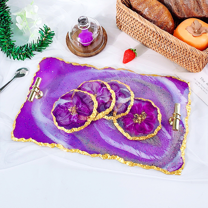 DM413 Drusy 코스터 수지 금형 Geode 에폭 - Resin Craft Ideas 리뷰 및 가격