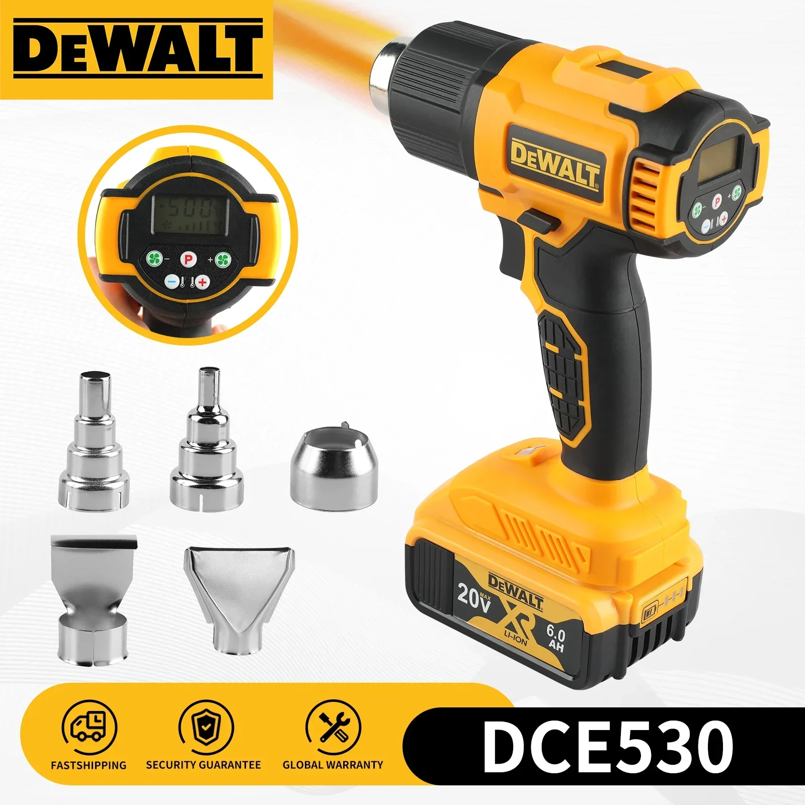 DeWALT DCE530 20V 무선 열풍기, 디지털  - Heat Gun Small 리뷰 및 가격