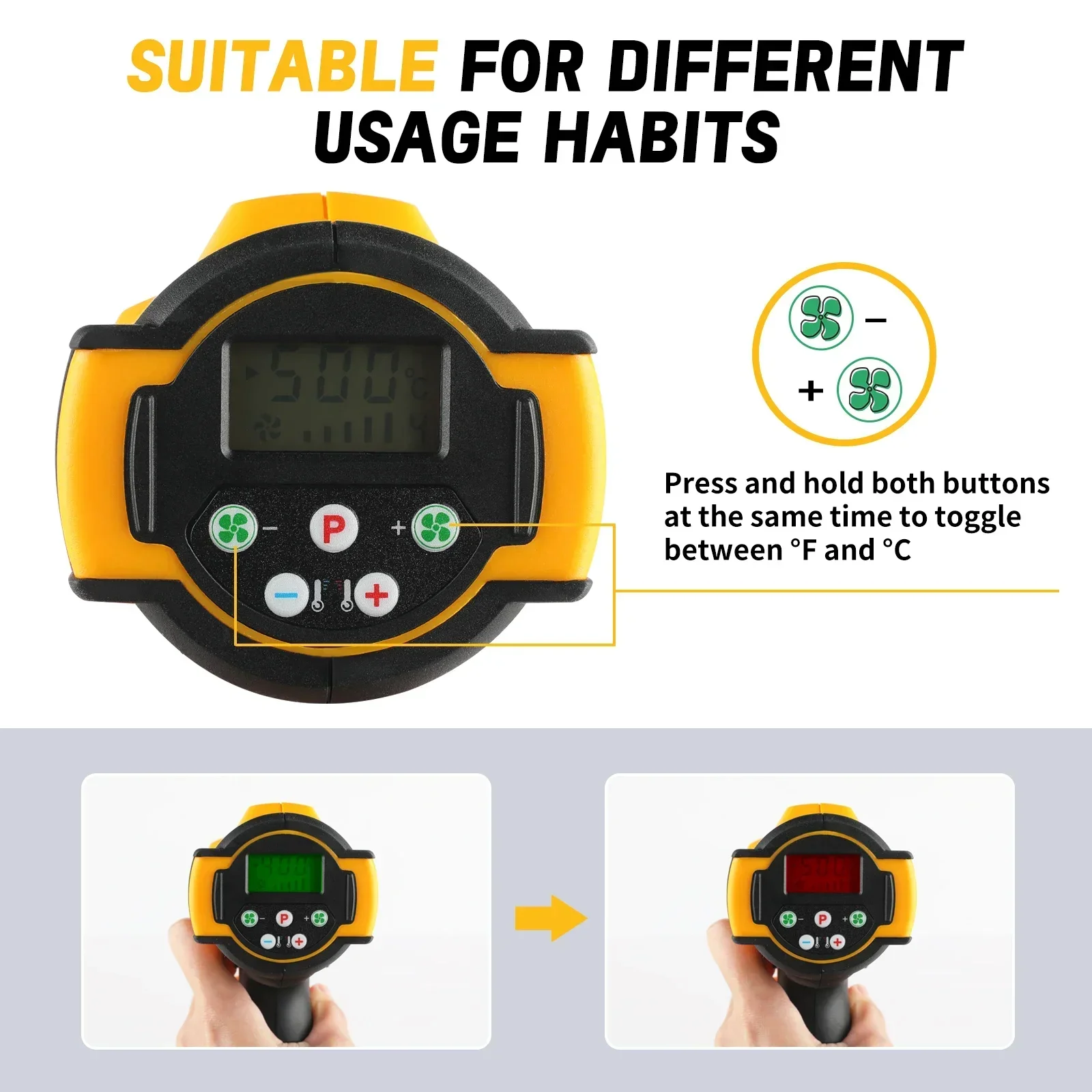 DeWALT DCE530 20V 무선 열풍기, 디지털  - Heat Gun Small 리뷰 및 가격