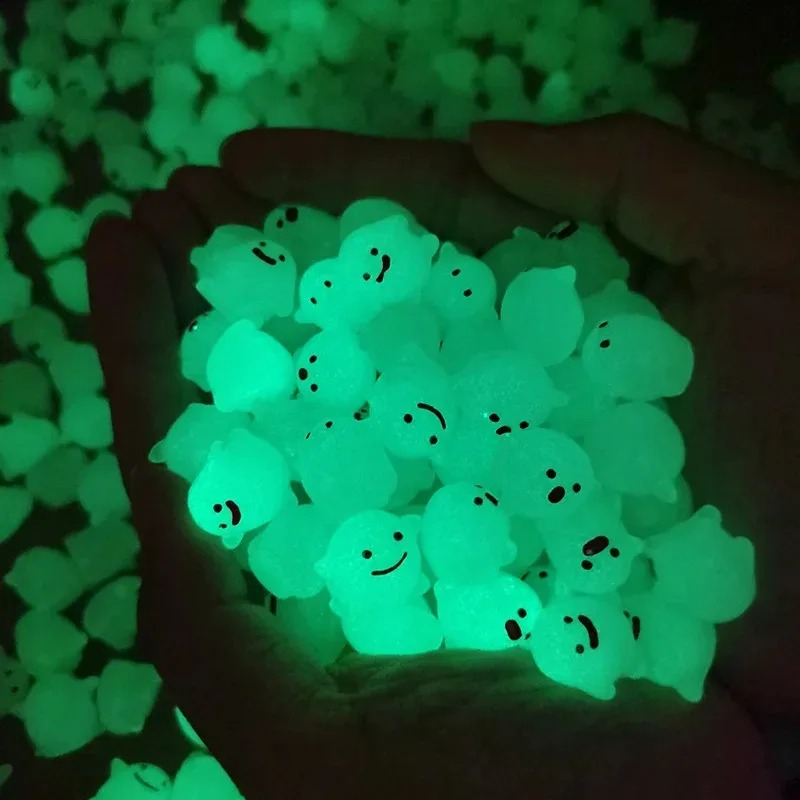 10Pcs 어둠 속에서 빛나는 사랑스러운 흰색 유령 수 - Resin Crafts Diy 리뷰 및 가격
