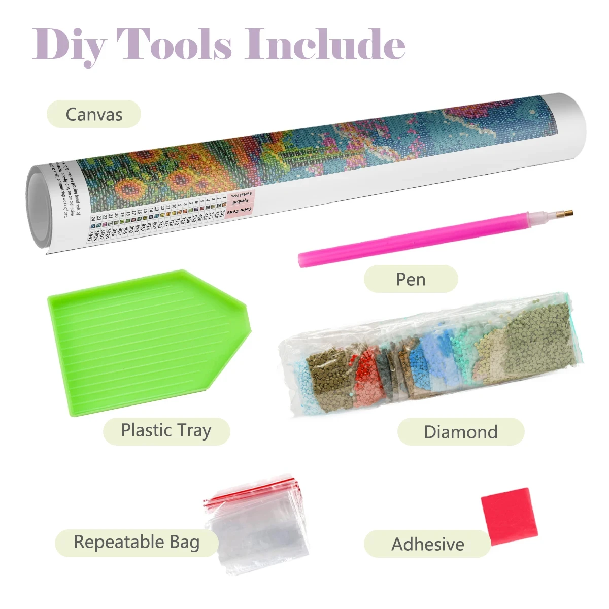 DIY 다이아몬드 페인팅, 픽셀 스타일의 마녀 요술 물 - Resin Craft Workshop 리뷰 및 가격