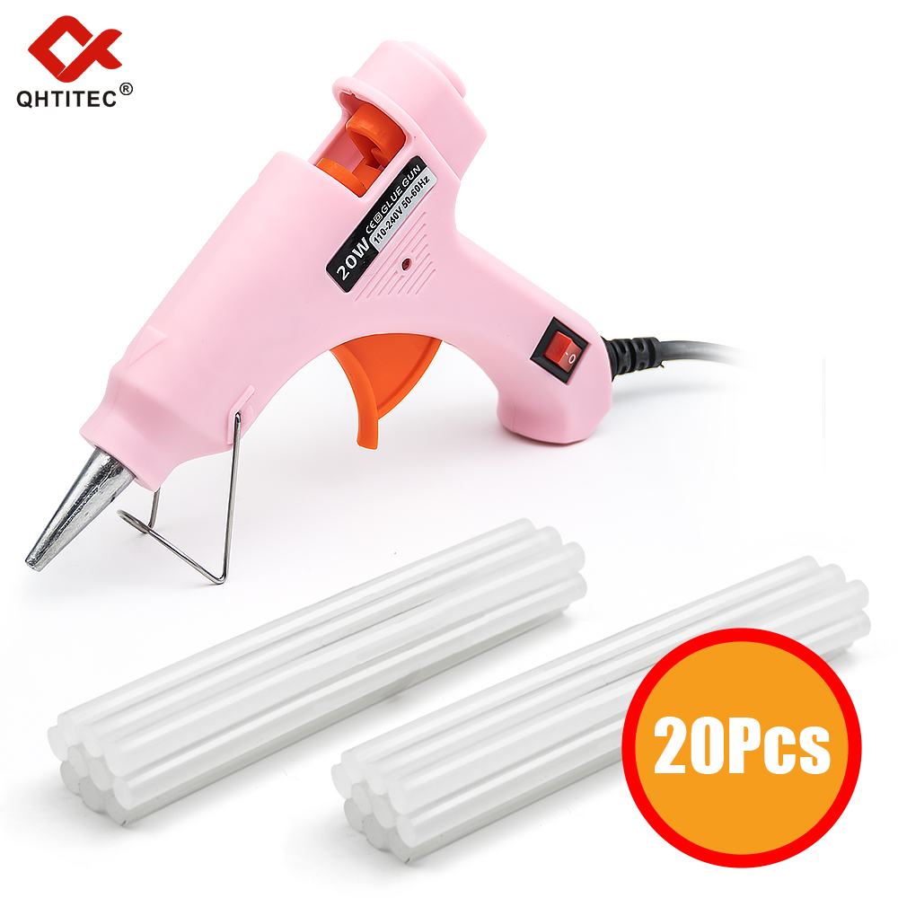 JCD 핫멜트 글루건, 7mm 투명 글루스틱, 20W  - Heat Gun Small 리뷰 및 가격